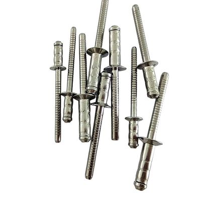 Relatório de ensaio de controlo -Rivets não lamináveis de dupla tração de vários tambores fabricados em aço inoxidável