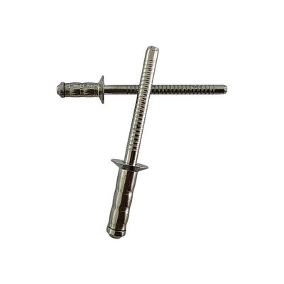 Cabeça plana Cabeça redonda Duplo tambor Rivets Cegos Aço inoxidável 304 acabamento plano Diâmetro métrico 3,2 mm/4 mm/4,8 mm