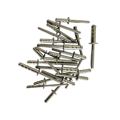 GB padrão aço inoxidável tipo aberto rivet cego 3.2 mm 4.0 mm 4.8 mm 6.4 mm cabeça redonda