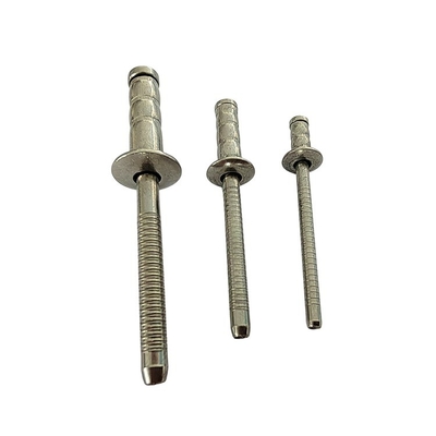 Inspeção de alcance Capuz de aço inoxidável duplo protuberância fechada extremidade multigripção fechado pop rivet