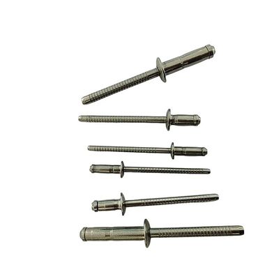 Cabeça de cúpula de aço inoxidável Rivets de tambor único 3,2 mm 4,0 mm 4,8 mm 6,4 mm Ampla aplicação