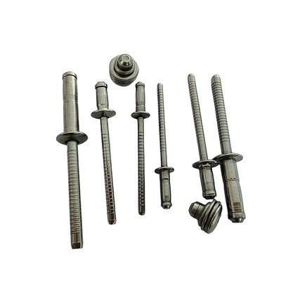 Cabeça de cúpula de aço inoxidável Rivets de tambor único 3,2 mm 4,0 mm 4,8 mm 6,4 mm Ampla aplicação