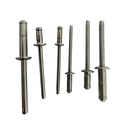 GB padrão aço inoxidável tipo aberto cabeça redonda rebites cegos 3,2 mm 4,0 mm 4,8 mm 6,4 mm