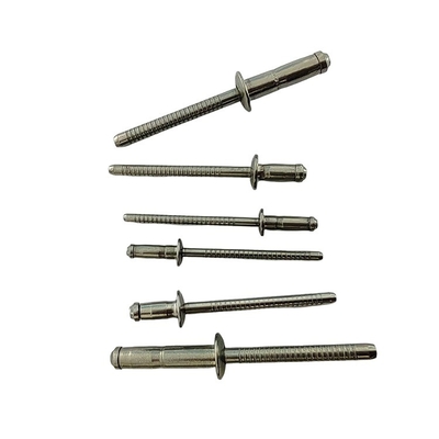 Rebites Cegos de Aço Inoxidável Padrão GB DIN 3,2 mm 4,0 mm 4,8 mm 6,4 mm Mandril de Aço