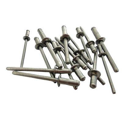 Rebites Cegos de Aço Inoxidável Padrão GB DIN 3,2 mm 4,0 mm 4,8 mm 6,4 mm Mandril de Aço