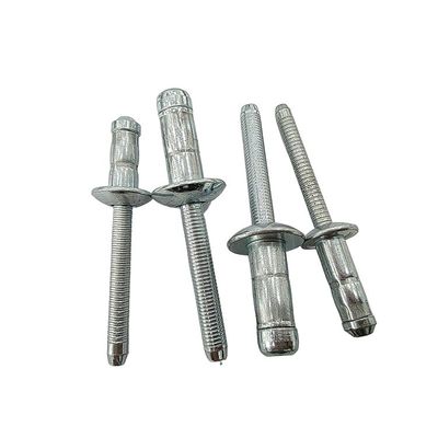 Serviço personalizado de parada única Collar de tipo aberto aço carbono Rivets de metal sólido de ponta aberta