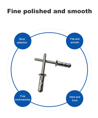 Rebites Cegos Multi-Grip de Aço Inoxidável com Vantagem de Serviço Personalizado One-Stop