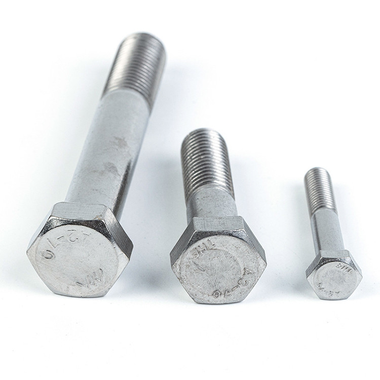 DIN Standard 304/316 Ferraduras hexadecimais de meio fio de aço inoxidável para aplicações de fixação