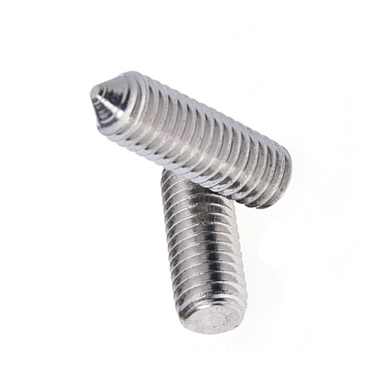 Hexagon Socket Allen Drive Grub Set de parafusos Finish simples Grau de resistência de nível A