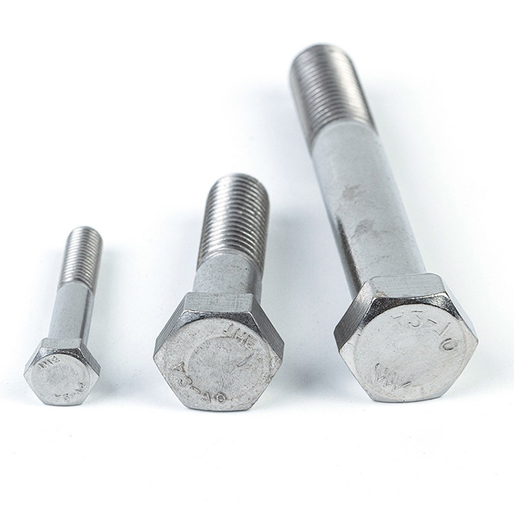 Ferradura hexagonal externa de aço inoxidável com meia dentadura M33-M48 DIN931 e DIN Standard