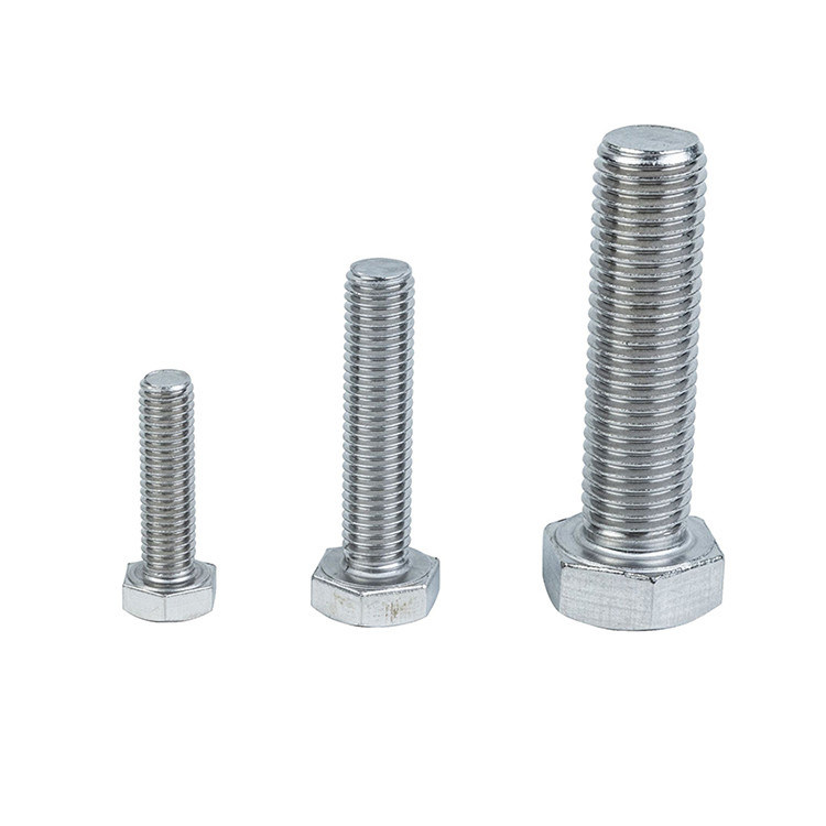 GB Standard Hex Head Bolt de aço inoxidável para processamento de metal customizado OEM DIN933
