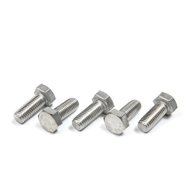 M3-M12 Extensão Full Teeth Hexagon Bolts Externo em 304 aço inoxidável DIN Standard