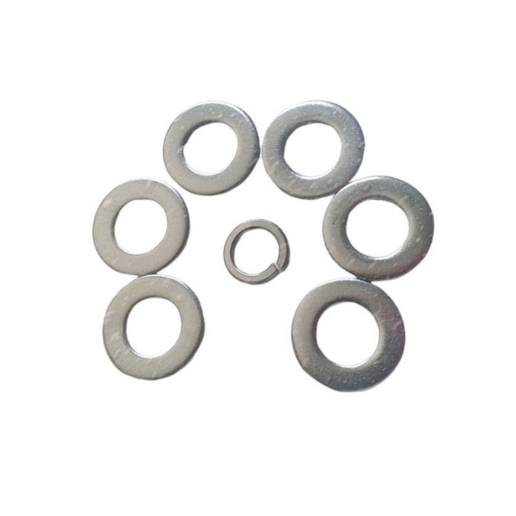 Finish Plain Metal Din125 Washer Ring Gasket para aço inoxidável de tamanho personalizado