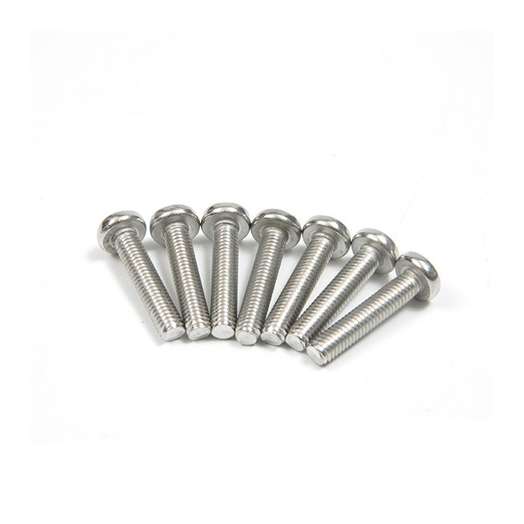 DIN JIS ISO Ferro inoxidável Phillips Pan cabeça de máquina para parafusos de fixação parafusos cruzados