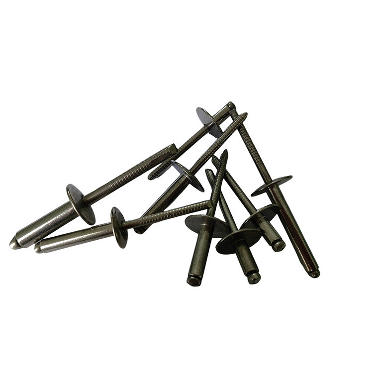 Ferrovia padrão tipo aberto ferro tronco de ruptura grande borda cabeça redonda rivetes profissional