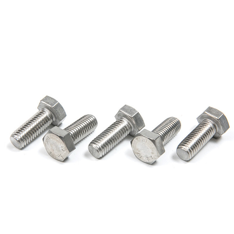 304 306 aço inoxidável Hex Full Threaded parafuso Hexagon cabeça parafuso com DIN Standard