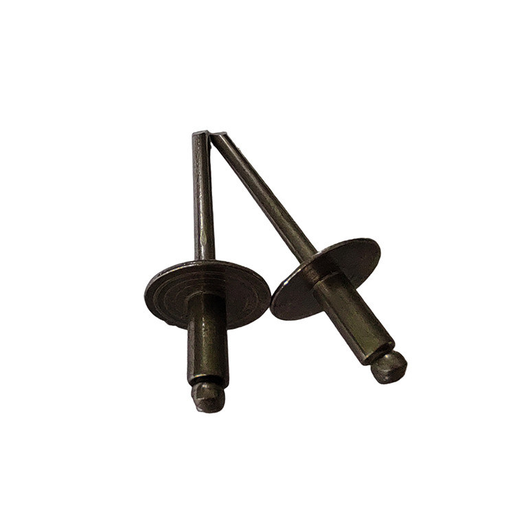 Rebites de aço inoxidável de tipo aberto cabeça redonda de borda grande com equipamentos de torno CNC