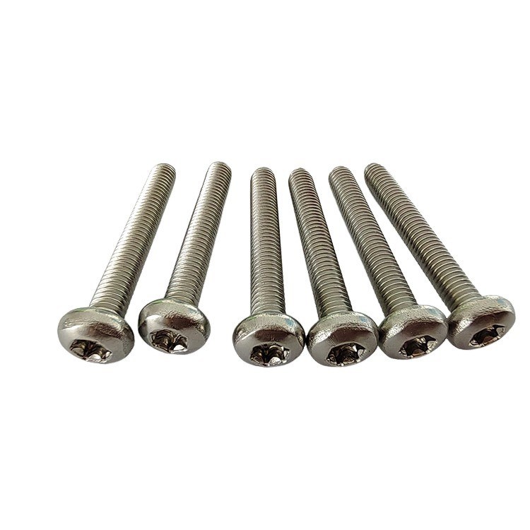 Nível de resistência Grau 304 de aço inoxidável Torx Pan Head Bolts Safety Machine Screws