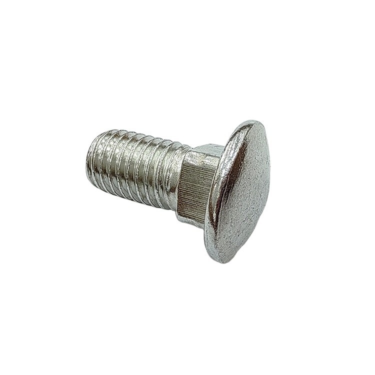 M3-M12 Parafusos de transporte de aço inoxidável com cabeça de cogumelo semicercada e pescoço quadrado