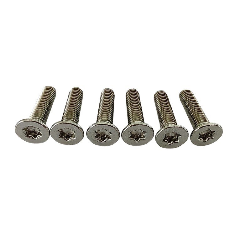Ferro inoxidável redondo cabeça plana Torx parafuso máquina auto-tapping parafuso de fio completo M3 M10