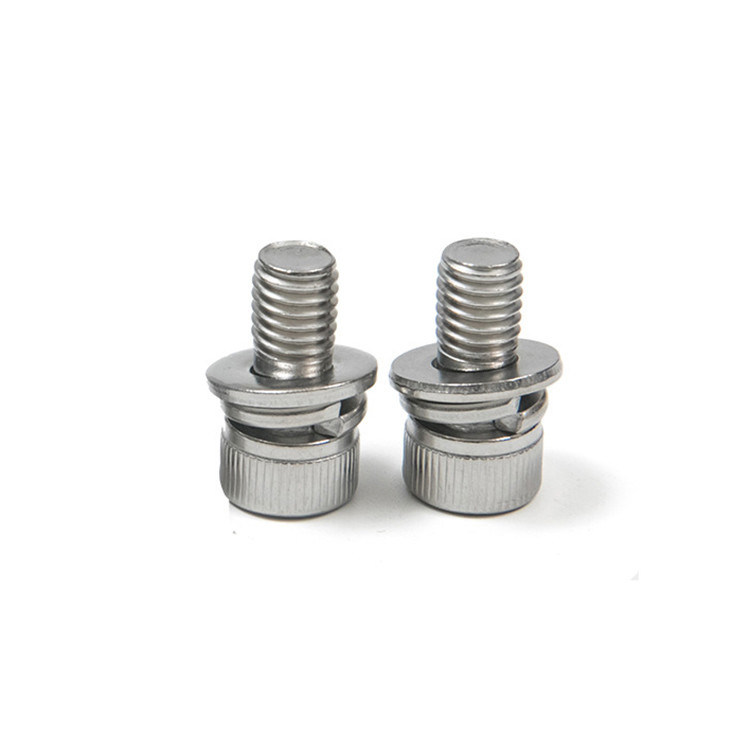 Finalização simples de todos os tamanhos M5 M6 M8 M12 aço inoxidável SUS 304 Hexagon Socket Head Cap Sems Screw
