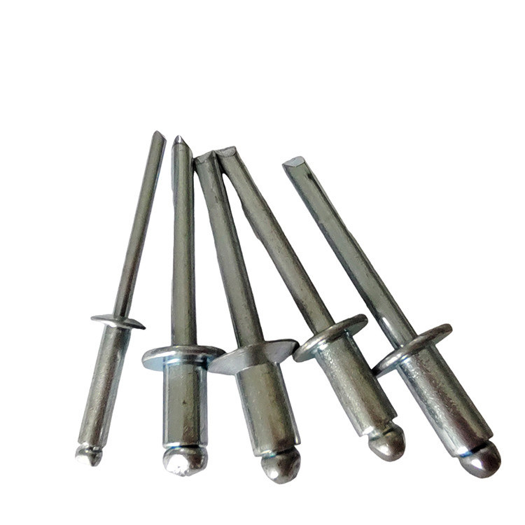 3.0 mm Rivets abertos para a natureza / cor Rivets de cabeça redonda de ferro em acabamento brilhante