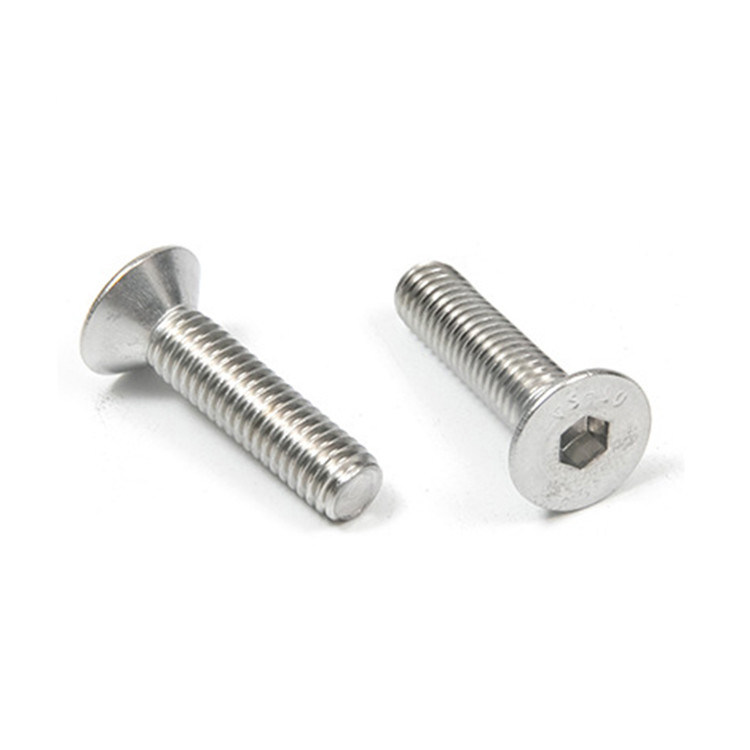 Parafusos de tomada de alumínio com forma de cabeça de panela de aço inoxidável