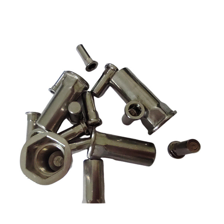 Aço inoxidável de cabeça plana semihex, de extremo fechado, para automóveis