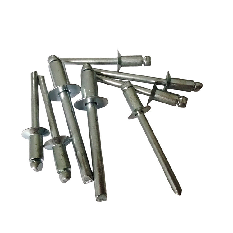 6.4mm Open End Countersunk Head Blind Rivets em branco para fácil instalação a partir de ferro