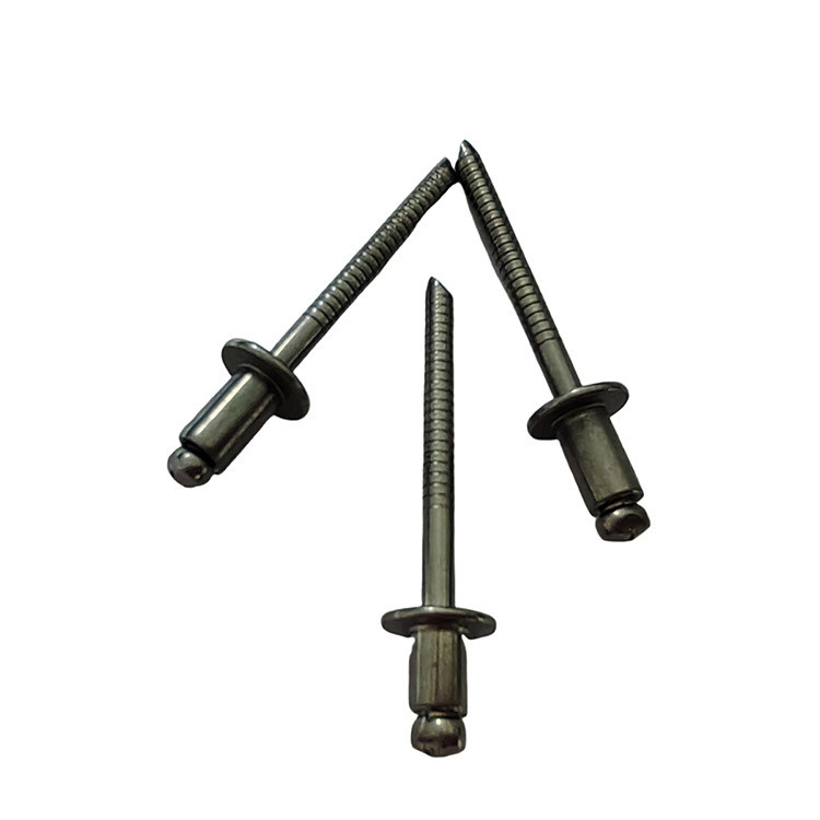 Rivet padrão 6.4mm Open End Blind Round Head aço inoxidável para fácil instalação