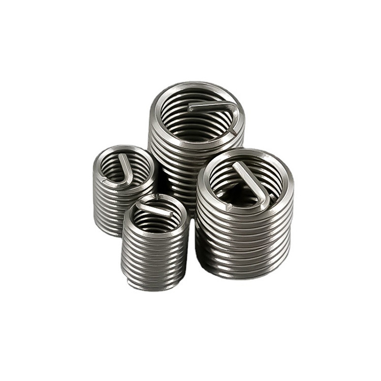 Kit de reparação de fios de aço inoxidável revestido inserção helicoidal M6 M8 M10 M12 inserções de fios de fio