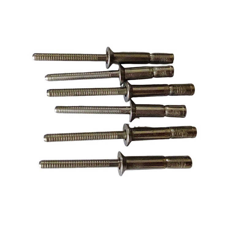 Rebites de tipo de bloqueio estrutural à prova d'água com cabeça de parafuso mono em aço inoxidável 304