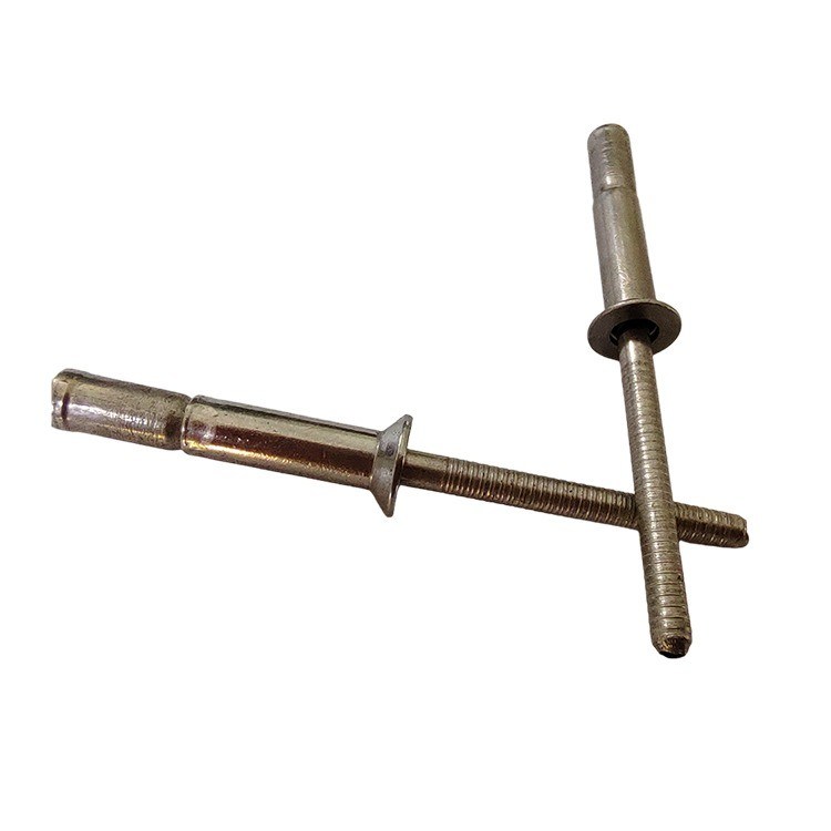 Rebites de aço inoxidável tipo de bloqueio para estruturas de 4,8/6,4/7,8 mm de diâmetro