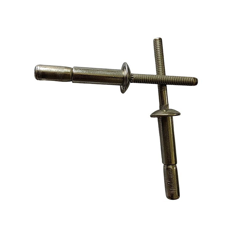 4.8 6,4 mm cabeça de cúpula aço inoxidável estrutural multigrip fechado tipo fechado rivetes