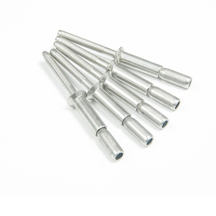 Mobiliário de aço inoxidável 304 cabeça redonda, rebites cegos com cabeça de fio, cabeça plana