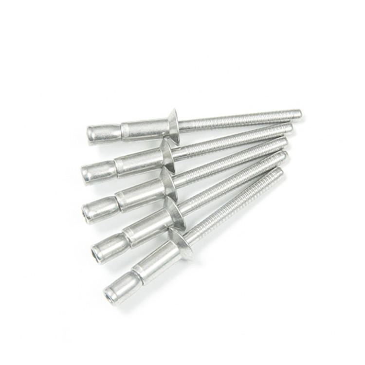 2024 Rivets Custom Alumínio 304 aço inoxidável Countersunk Head Cup Tipo Rivet Cego