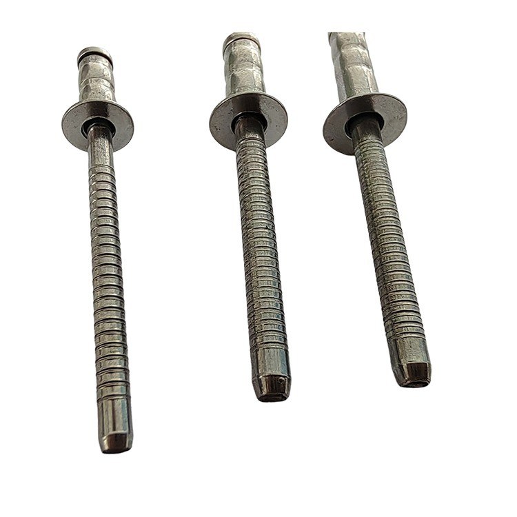 Relatório de ensaio de controlo -Rivets não lamináveis de dupla tração de vários tambores fabricados em aço inoxidável