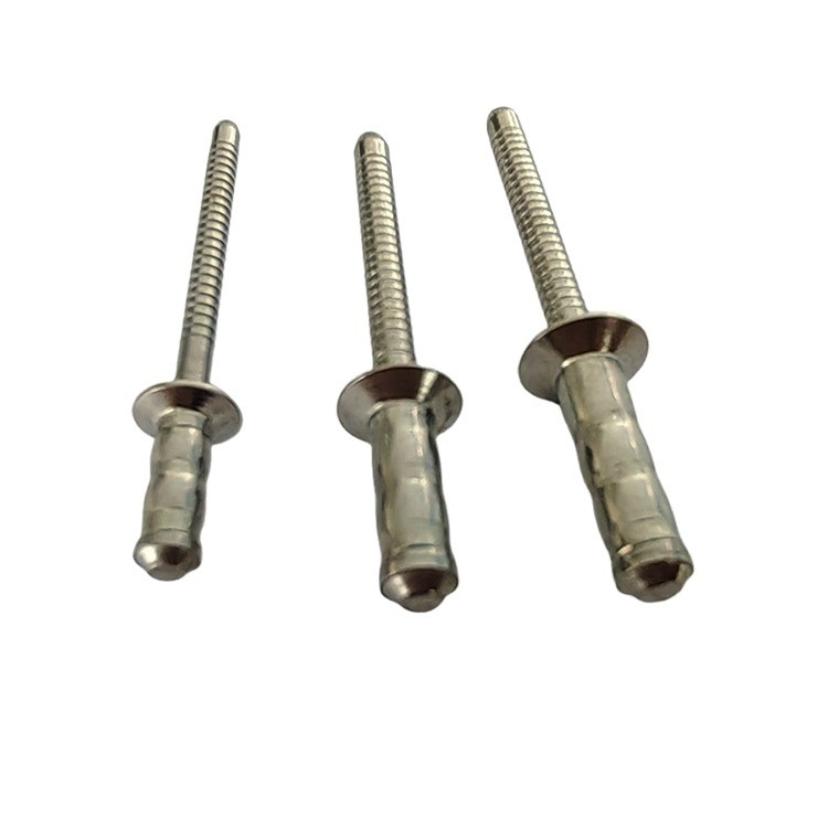 Rebites de tambor único de aço inoxidável 2,4 mm 3,2 mm 4 mm 4,8 mm 6 mm Diâmetro de tipo aberto personalizado