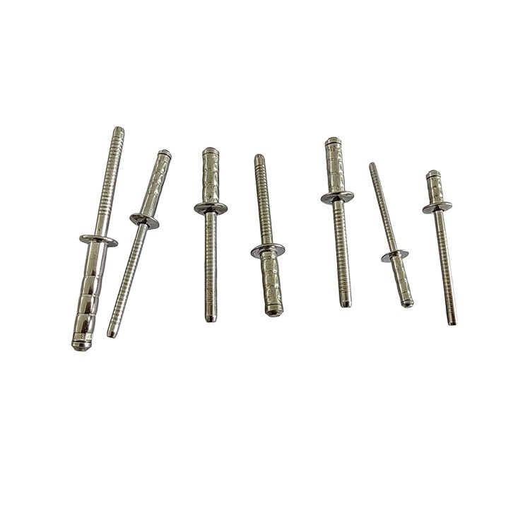 Aço inoxidável Unigrip Dome Head Duplo tambor Rivets 3.2mm 4.0mm 4.8mm 6.4mm Controle