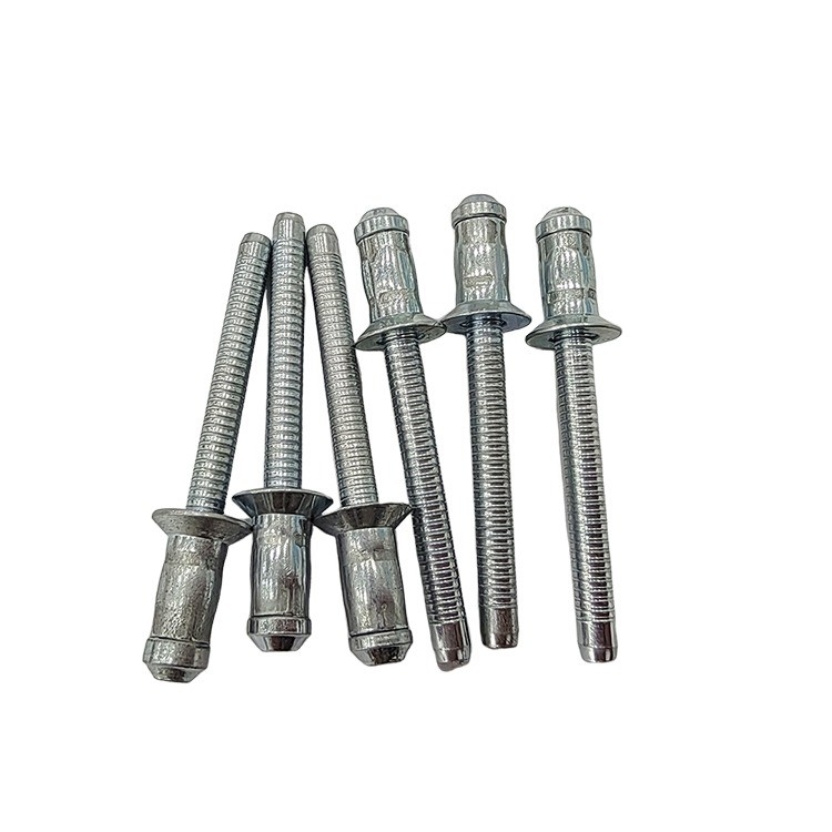 Rebites Galvanizados Cegos de Aço Inoxidável Feitos de Aço de Carbono para Força Superior