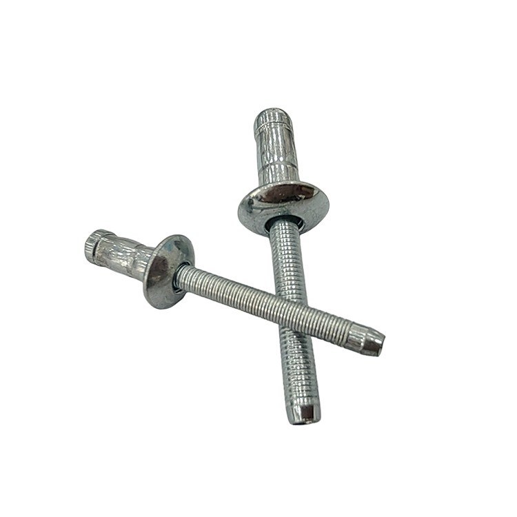 Serviço personalizado de parada única Collar de tipo aberto aço carbono Rivets de metal sólido de ponta aberta