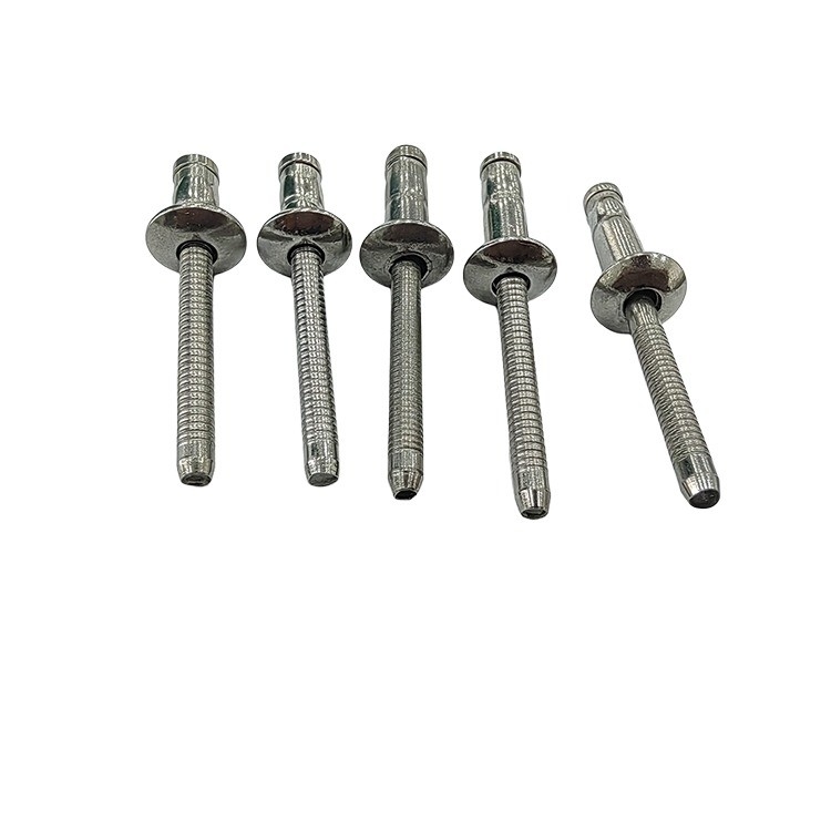 Cabeça de cúpula de aço inoxidável 4,8 mm 7,8 mm Rivets cegos para fixação segura e duradoura